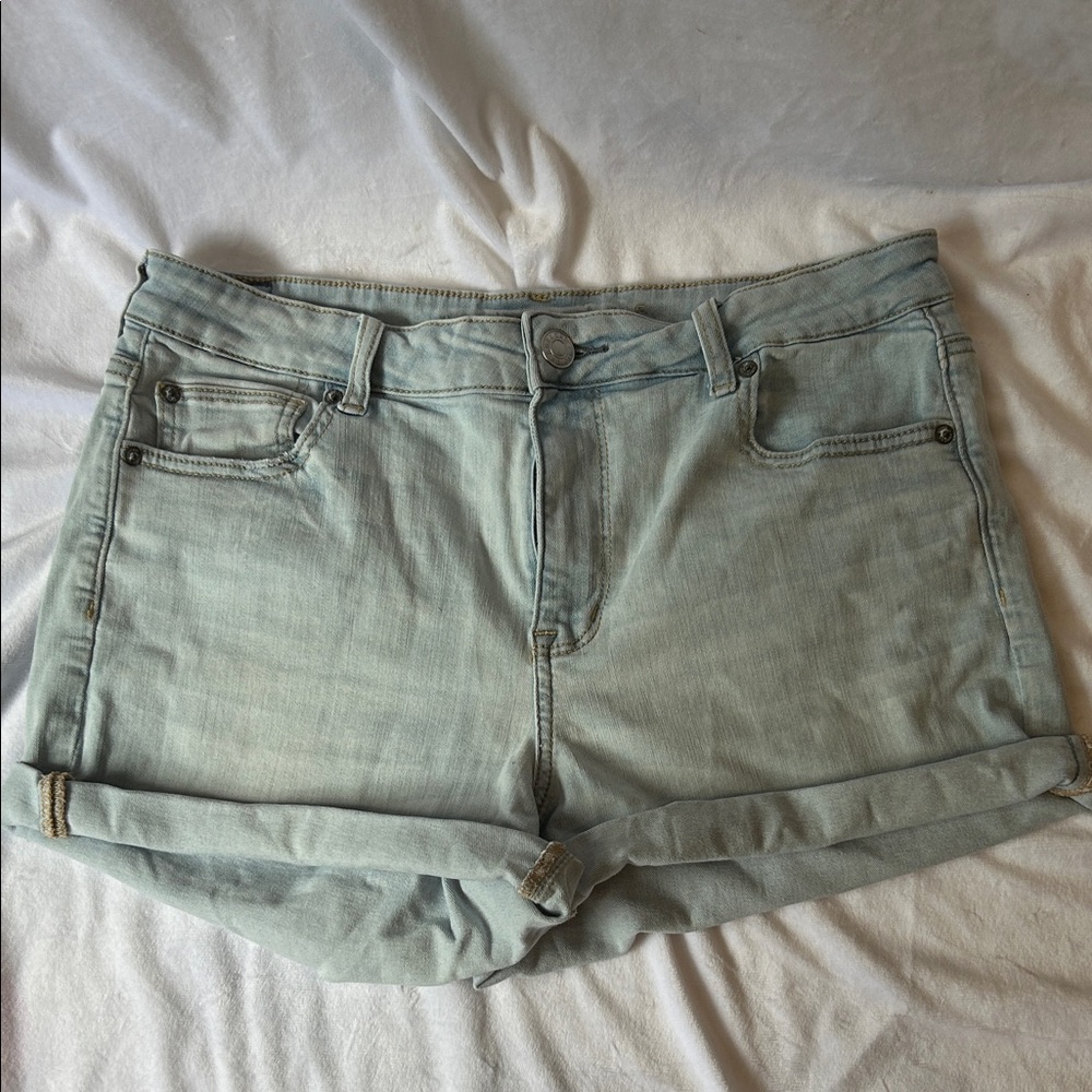 American Eagle Outfitters Light Blue Jean Shorts